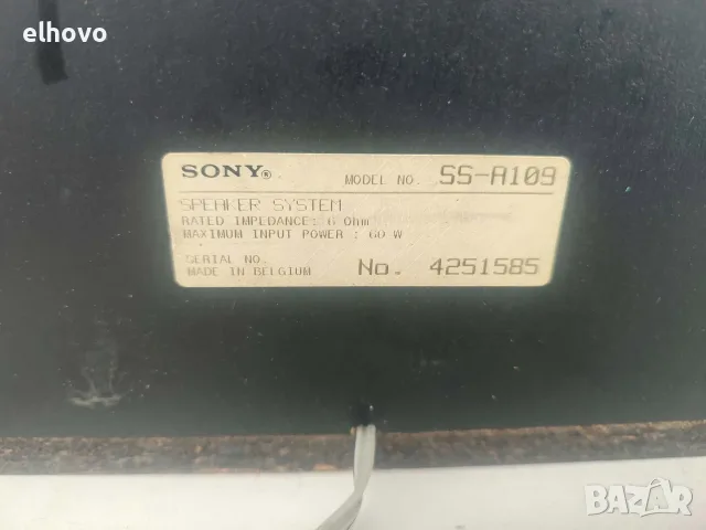 Тонколони Sony SS-A109#1, снимка 4 - Тонколони - 56621095