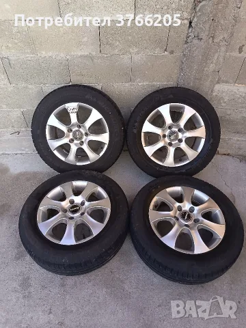 15ки джанти 5х114,3 с летни гуми Michelin 