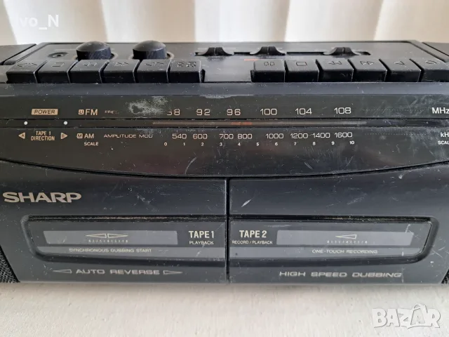 Радиокасетофон Sharp WQ -294., снимка 3 - Радиокасетофони, транзистори - 56621001
