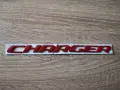 червен надпис Dodge Charger нов стил, снимка 1
