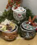 Кръгли, коледни кутийки🎄, снимка 2