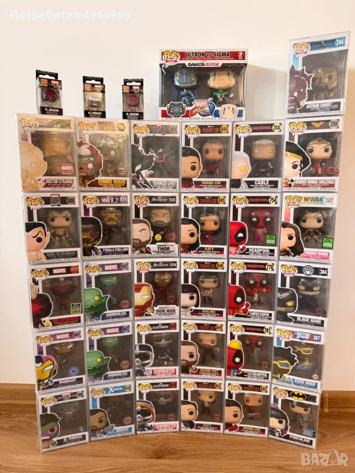 Marvel / DC / Shang-Chi / Deadpool Funko Pop Kолекция, снимка 1