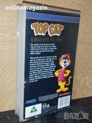 Рядка видеокасета TOP CAT 1961 VHS, снимка 2 - Анимации - 56709168