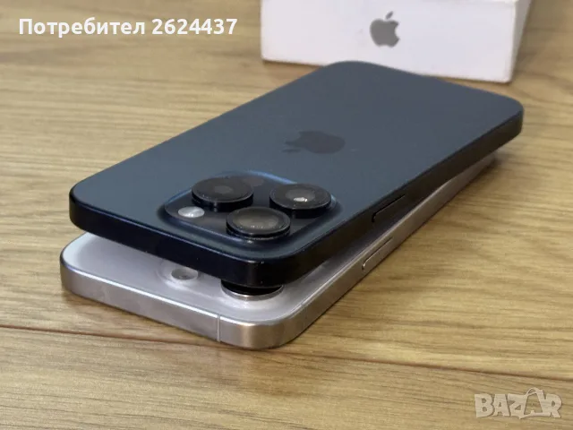 Бартер iPhone 15 pro 128gb  white 100% 0 cycle, снимка 6 - Apple iPhone - 56576157
