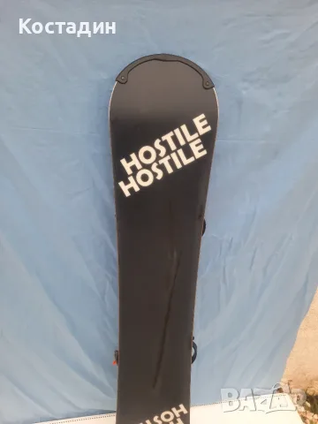Сноуборд Elan Hostile PSH 161см. с автомати, снимка 7 - Зимни спортове - 56653319