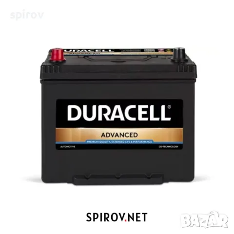 Акумулатор Duracell Advanced JIS 12V 70Ah 600A DA70L (L+)
