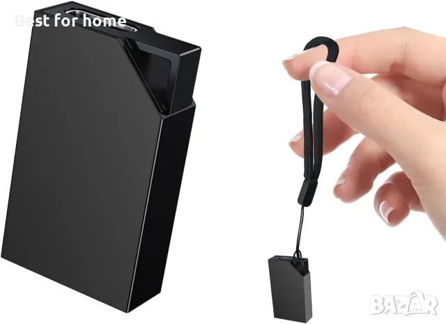 Шпионски диктофон с 64 GB памет, презареждаем чрез USB, с функция за гласово активиране