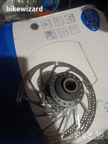 Предна главина Shimano HB-M800 + диск  203 мм. , снимка 6 - Части за велосипеди - 56714972