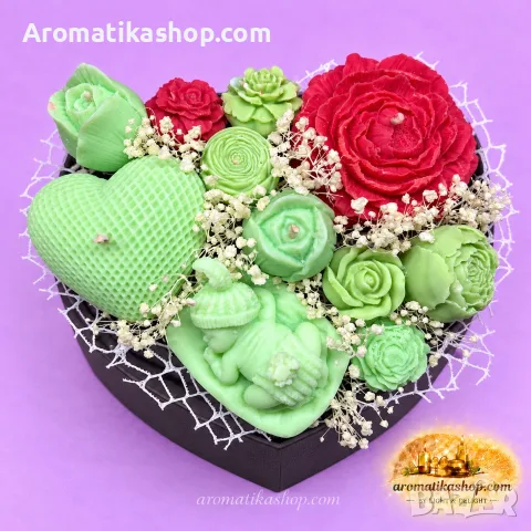 „Emerald Love“ – Ароматен соев букет