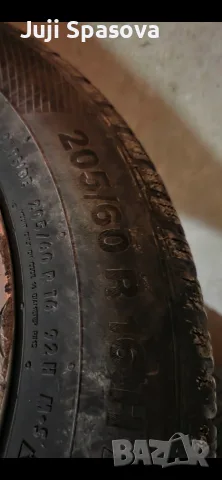  16 цолови алуминиеви джанти  за BMW E39  със всесезонни гуми  CONTINRNTAL 205 /60R/16H