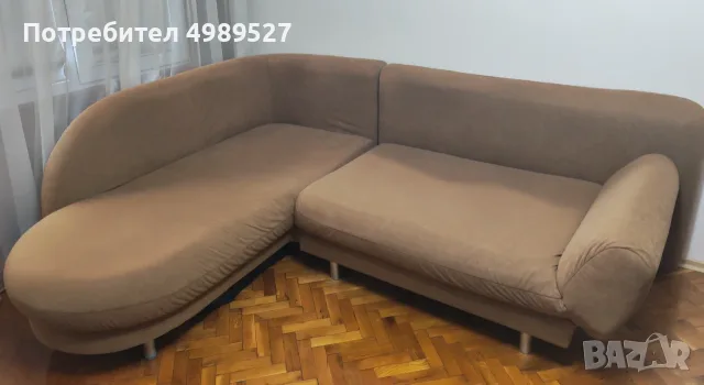 Ъглов разтегателен диван
