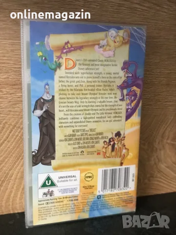 (ВИДЕО) Видеокасета “ XERCULES DISNY “ VHS, снимка 2 - Анимации - 56707892
