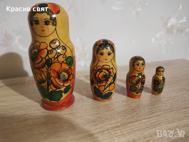 Матрьошка от 4 части, снимка 6 - Декорация за дома - 56712029