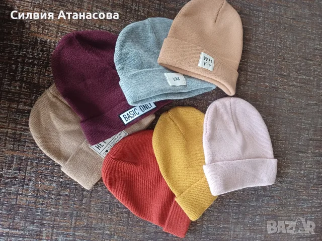 Шапки цветни  по 3€, снимка 4 - Шапки - 56612033