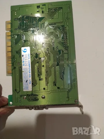 Ретро PCI видео карта TSENG , снимка 2 - Видеокарти - 56734850