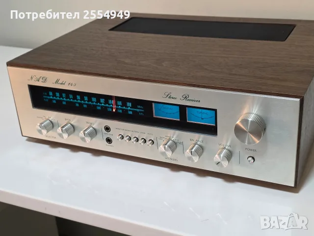 Ресивър NAD Model 140 в топ състояние, снимка 3 - Ресийвъри, усилватели, смесителни пултове - 56573979