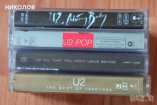 лицензирани аудио-касети на U2, снимка 3 - Аудио касети - 56610176
