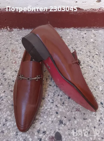 Cesare Paciotti Horsebit Leather Loafer мъжки мокасини