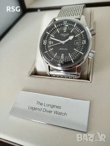 часовник Longines Legend Diver 42mm Date, снимка 3 - Мъжки - 56614472