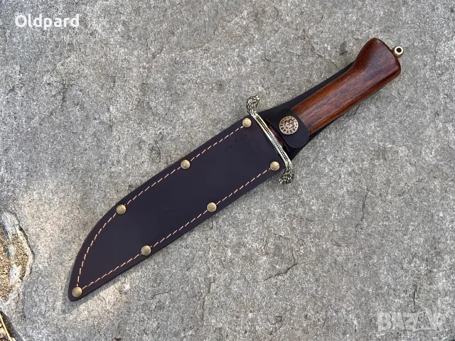 Ловен нож Old Lion Bowie. , снимка 6 - Ножове - 56547101