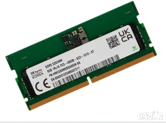 Hynix SODIMM 8GB DDR5 5600 PC5-44800 Нова RAM памет за лаптоп  (Bulk)