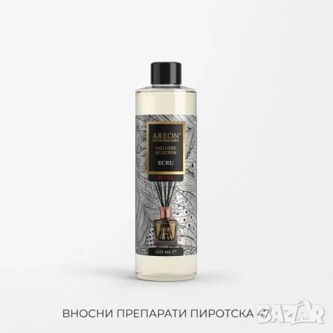 Пълнител за луксозен ароматизатор за дом Areon Exclusive Selection Ecru 260ml