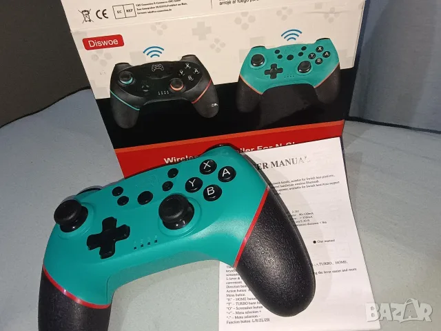 Чисто нов безжичен контролер / джойстик Diswoe SW-01 за Nintendo Switch / PC