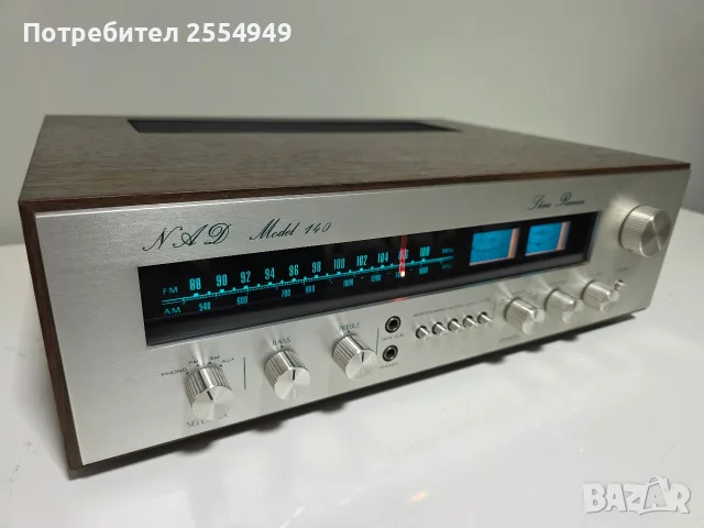 Ресивър NAD Model 140 в топ състояние, снимка 2 - Ресийвъри, усилватели, смесителни пултове - 56573979