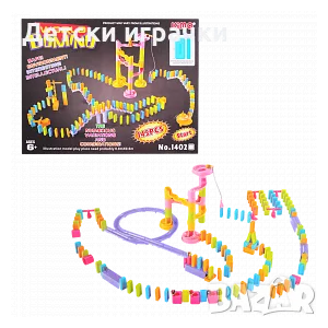 Детско Домино 2в1 с улеи и лимки 82 части / 145 части, за 6 + години 