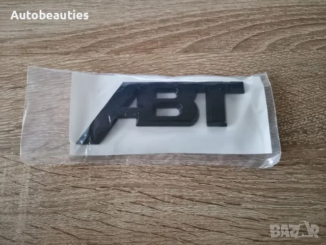 Audi ABT черна емблема голям размер