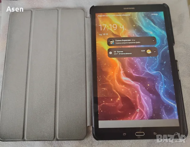 Таблет SAMSUNG A6 SM-T585 с Android 12 и SIM