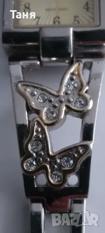 Сребрист часовник Q&Q, снимка 2 - Дамски - 56686357