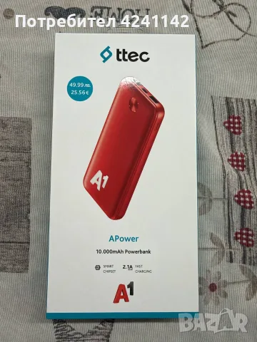 Ttec Mode A1 APower 10 000mAh външна преносима батерия