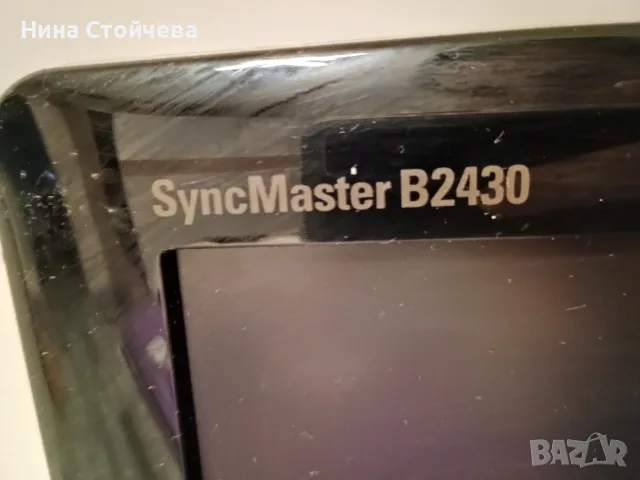 Монитор 24" Samsung SyncMaster B2430L (Full HD) , снимка 2 - Монитори - 56684222