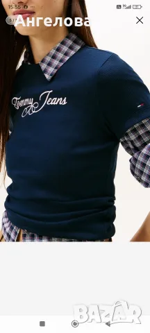 Нова тениска фин рипс Tommy H., снимка 2 - Тениски - 56597515