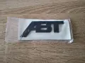Audi ABT черна емблема голям размер, снимка 1
