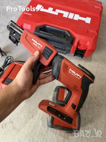 Hilti SD 5000-A22 + SMD 57 винтоверт за гипсокартон, снимка 7 - Винтоверти - 56580175