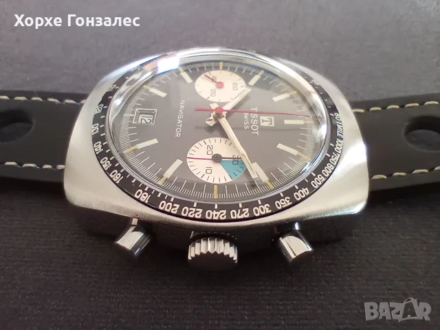 Tissot Navigator chronograph 1970' Valjoux 7734, снимка 5 - Мъжки - 56721258