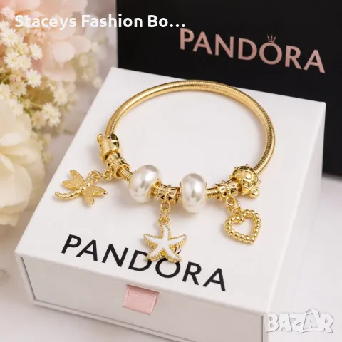 Дамска гривна тип Pandora - различни модели, снимка 7 - Гривни - 56747924