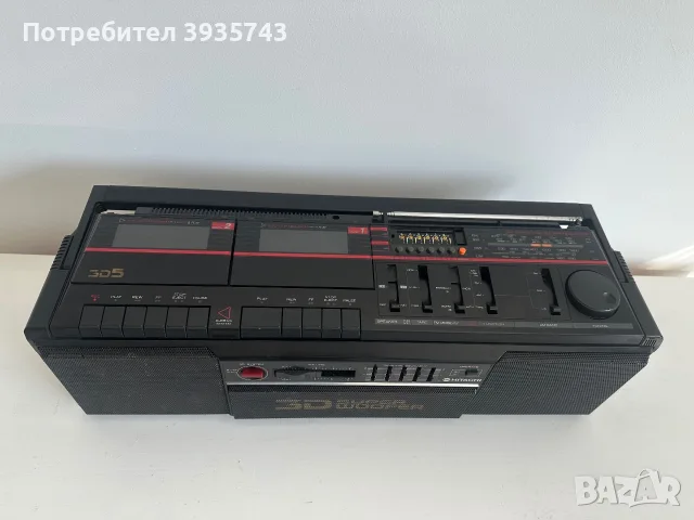 Hitachi TRK 3D50E Boombox , снимка 4 - Радиокасетофони, транзистори - 56642944