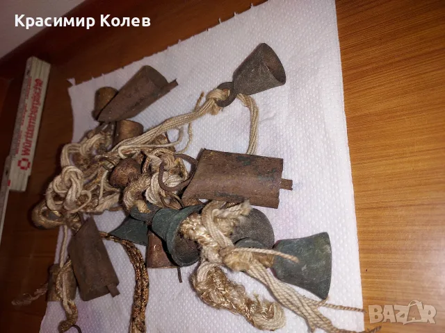 Стари бронзови чанове, камбанки +, снимка 9 - Декорация за дома - 56629893