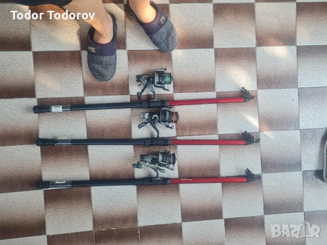 продавам три бр шаранджииски въдици , снимка 3 - Въдици - 56596952