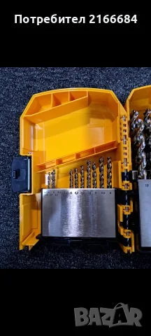 Комплект свредла DeWALT , снимка 6 - Винтоверти - 56556379