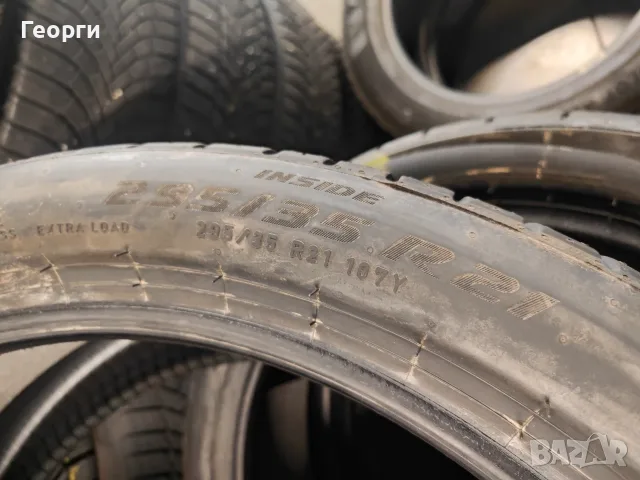 4бр.летни гуми 295/35/21 Pirelli, снимка 4 - Гуми и джанти - 56579788