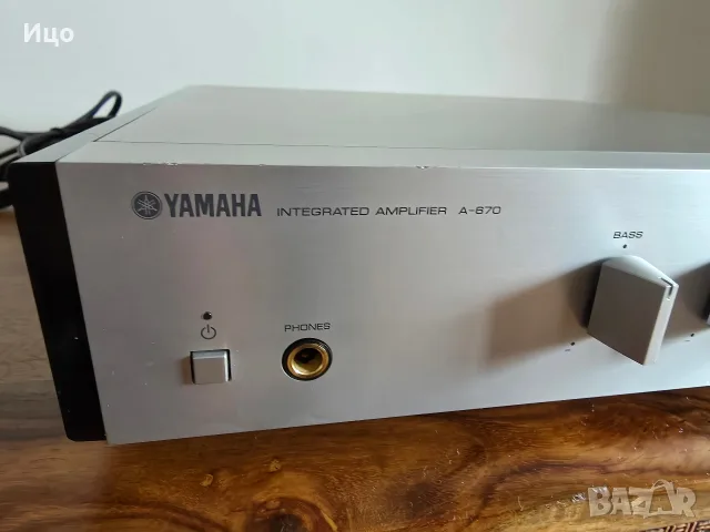 Усилвател Yamaha A-670, снимка 2 - Ресийвъри, усилватели, смесителни пултове - 56677056