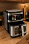 Фритюрник с горещ въздух 8L, 1700W с 12 програми, снимка 3
