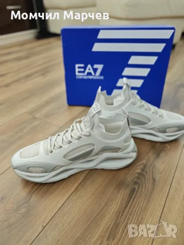 Маратонки EA7 white 44", снимка 5 - Маратонки - 56627475