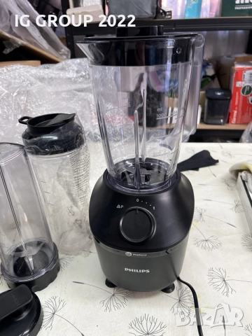 Блендер Philips 3000 Series ProBlend 450W с бутилка, снимка 2 - Блендери - 56637790