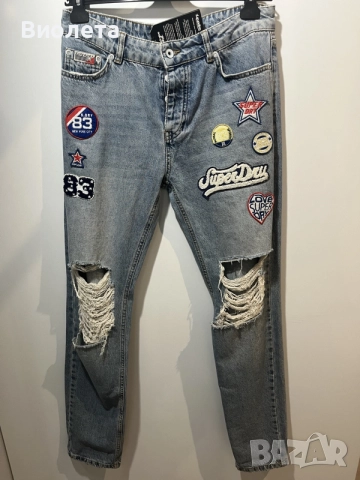 Дамски дънки Superdry размер М, снимка 2 - Дънки - 56653535