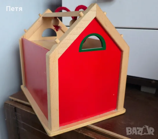 Дървена къща, ограда и мечета Goki, снимка 6 - Кукли - 56613839